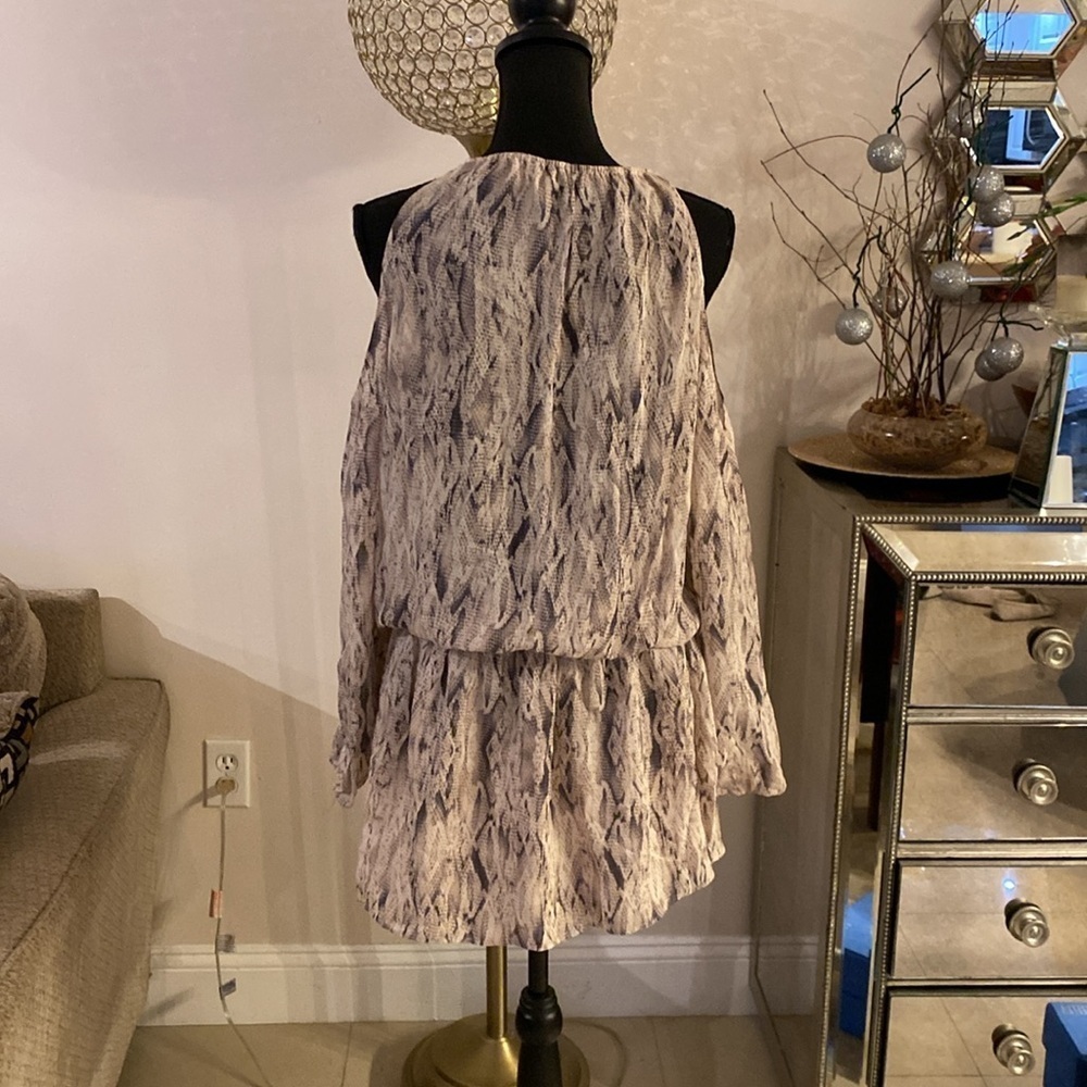 Ramy Brook Snake Print Long Sleeve Dress size S - Picture 6 of 8